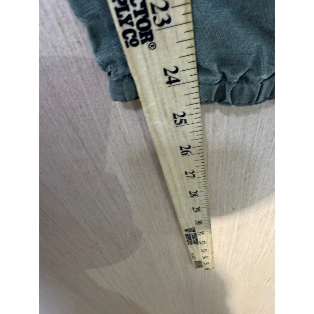 Marine Layer Womens Olive Green Drawstring Waist Linen Lyocell Jogger Pants S - Picture 2 of 7